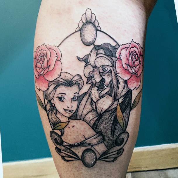 Top 100 Best Belle Tattoos For Women - Beauty And The Beast Ideas