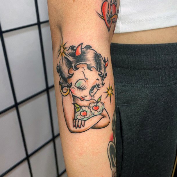 Womens Tattoo Ideas Betty Bop