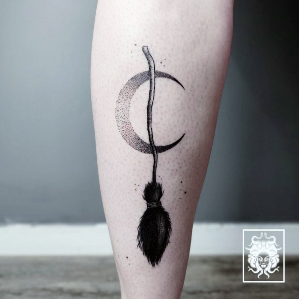 Womens Tattoo Ideas Broomstick