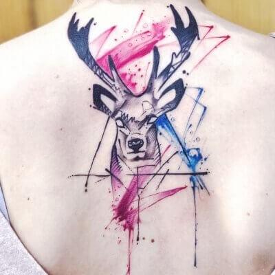 Womens Tattoo Ideas Caribou Reindeer