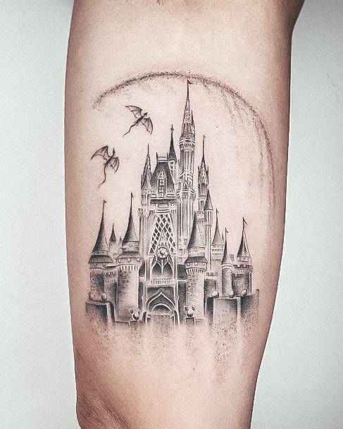 Womens Tattoo Ideas Castle