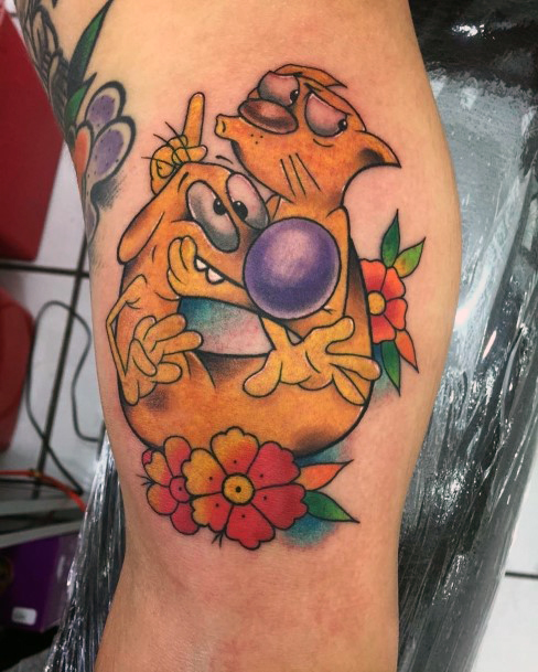 Womens Tattoo Ideas Catdog