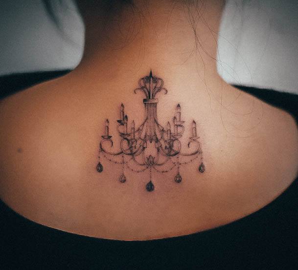 Womens Tattoo Ideas Chandelier