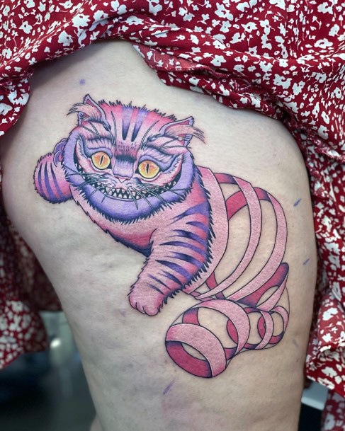 Womens Tattoo Ideas Cheshire Cat