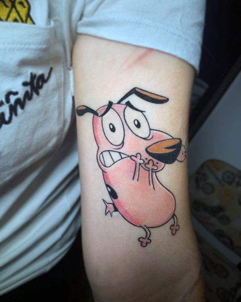 Womens Tattoo Ideas Courage The Cowardly Dog