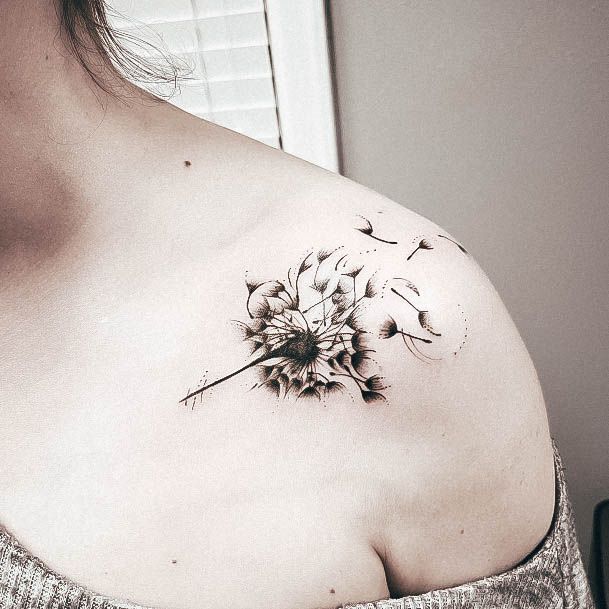 Womens Tattoo Ideas Dandelion