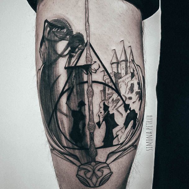 Womens Tattoo Ideas Deathly Hallows