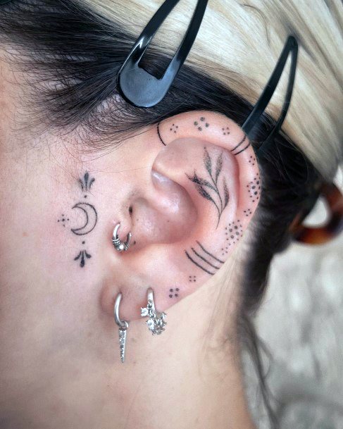 Womens Tattoo Ideas Ear