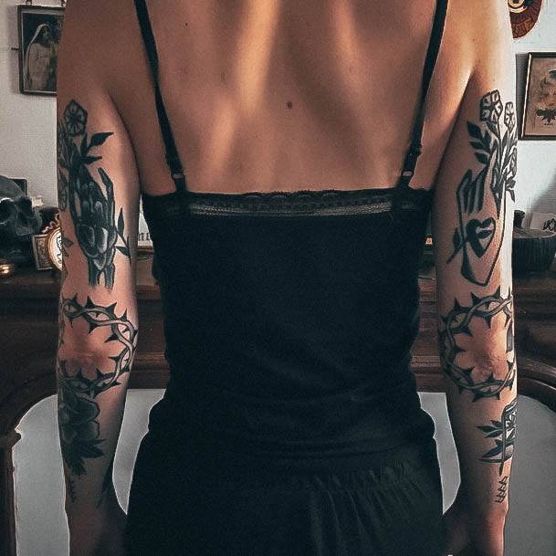 Womens Tattoo Ideas Elbow