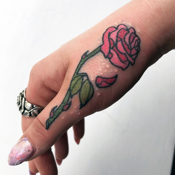 Womens Tattoo Ideas Enchanted Rose