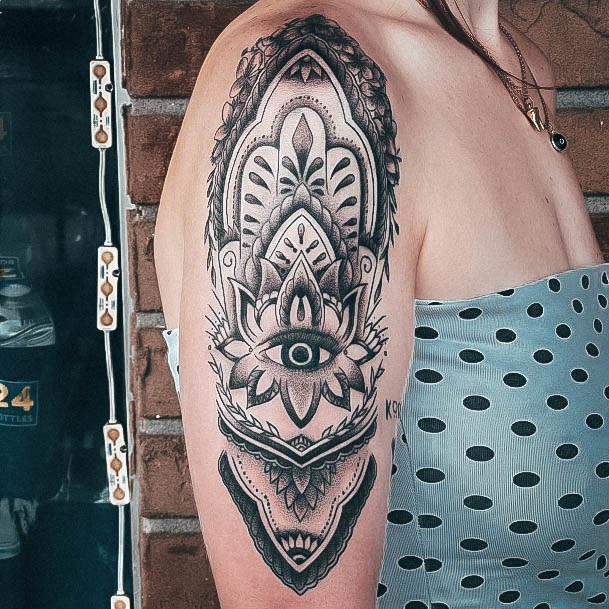 Womens Tattoo Ideas Evil Eye