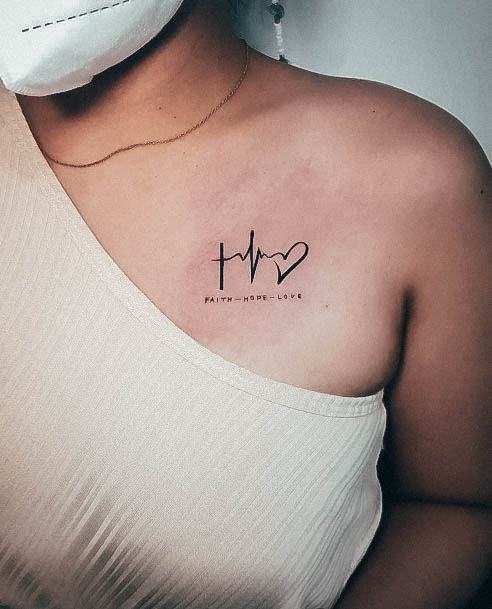 Womens Tattoo Ideas Faith Hope Love