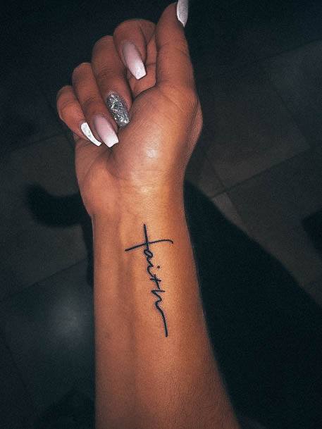 Womens Tattoo Ideas Faith