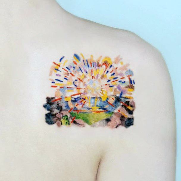 Womens Tattoo Ideas Fireworks