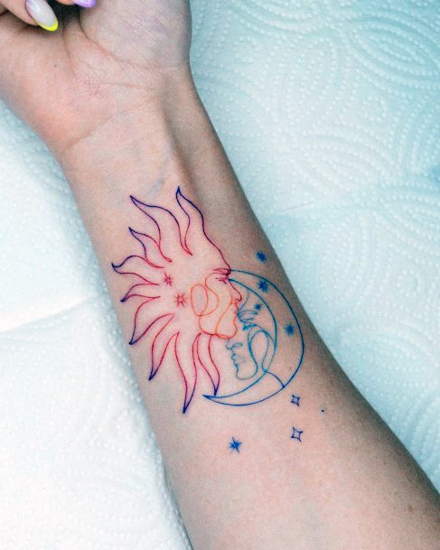 Womens Tattoo Ideas Gradient