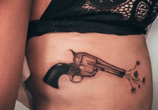 Womens Tattoo Ideas Gun