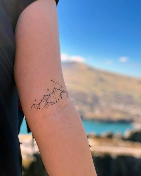 Womens Tattoo Ideas Hiking