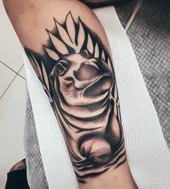 Womens Tattoo Ideas Hippo