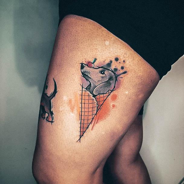 Womens Tattoo Ideas Ice Cream