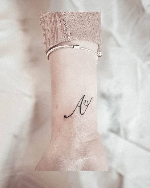 Womens Tattoo Ideas Initials