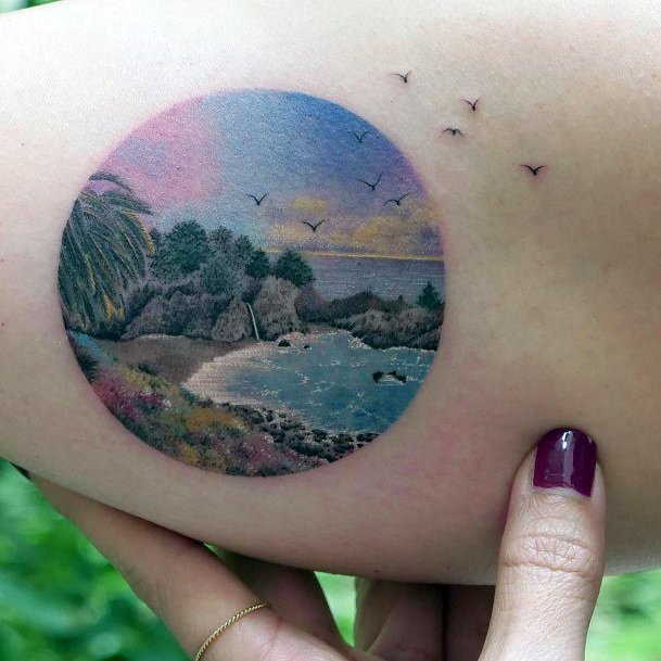 Womens Tattoo Ideas Landscape