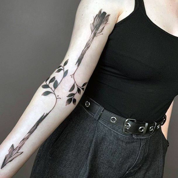 Womens Tattoo Ideas Leaf