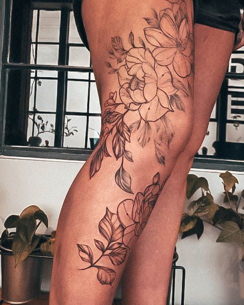 Womens Tattoo Ideas Leg Sleeve