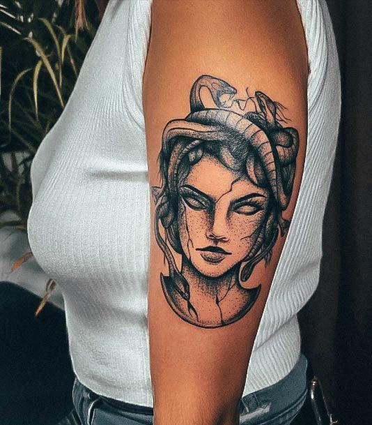 Womens Tattoo Ideas Medusa