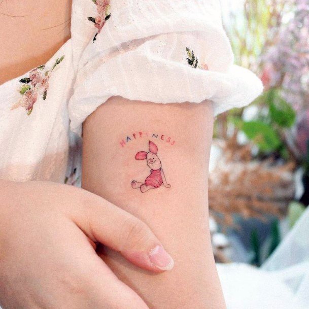 Womens Tattoo Ideas Piglet