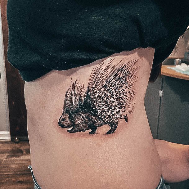 Top 100 Best Porcupine Tattoos For Women Sharp Quill Design Ideas