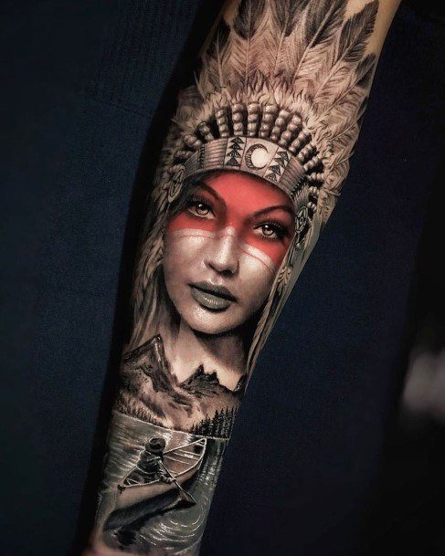 Womens Tattoo Ideas Portrait