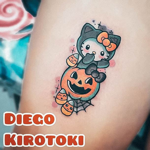 Womens Tattoo Ideas Pumpkin