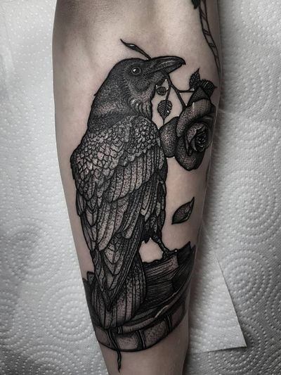 Womens Tattoo Ideas Raven