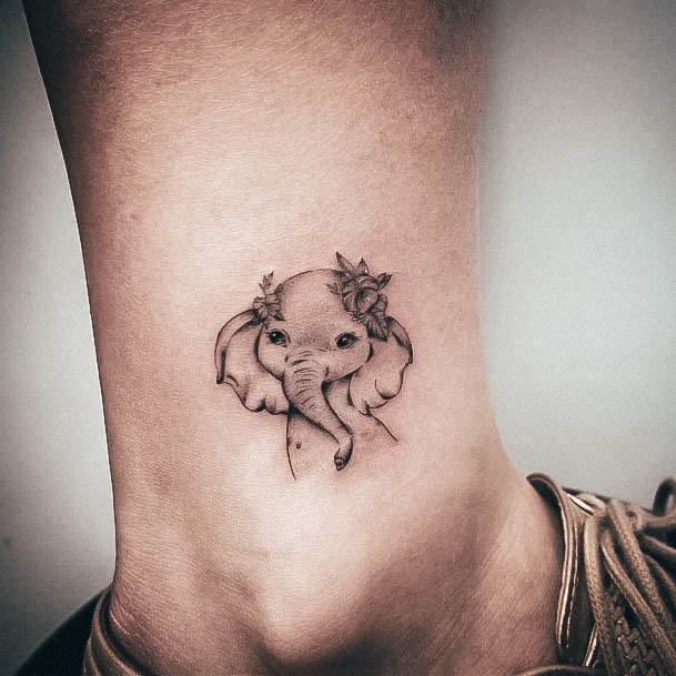 Womens Tattoo Ideas Small Elephant