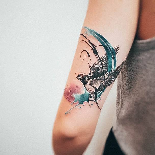 Womens Tattoo Ideas Small Sparrow