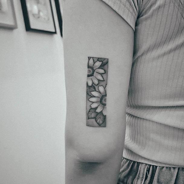 Womens Tattoo Ideas Small Sunflower