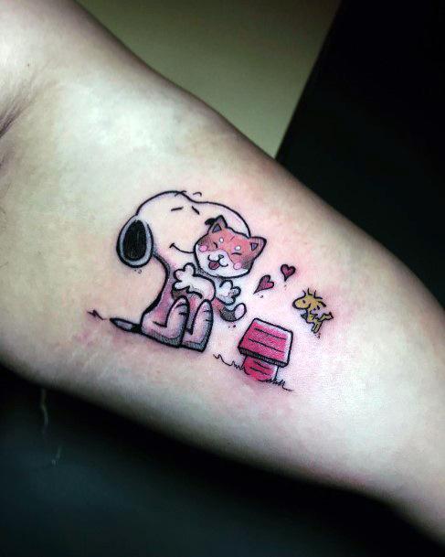 Womens Tattoo Ideas Snoopy