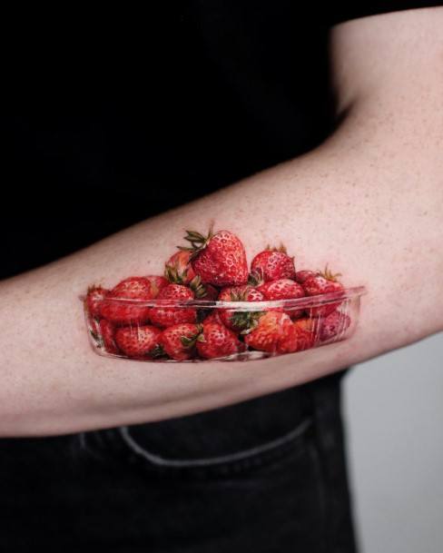 Womens Tattoo Ideas Strawberry