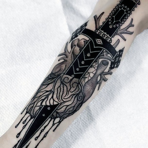 Womens Tattoo Ideas Sword