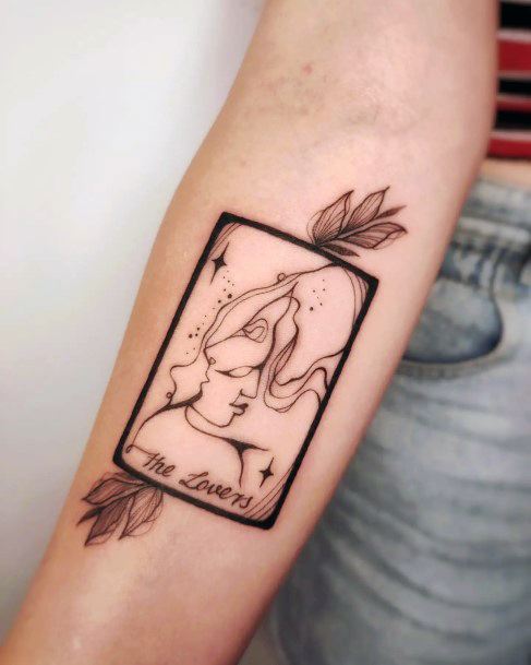 Womens Tattoo Ideas Tarot Card