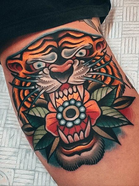 Womens Tattoo Ideas Tiger