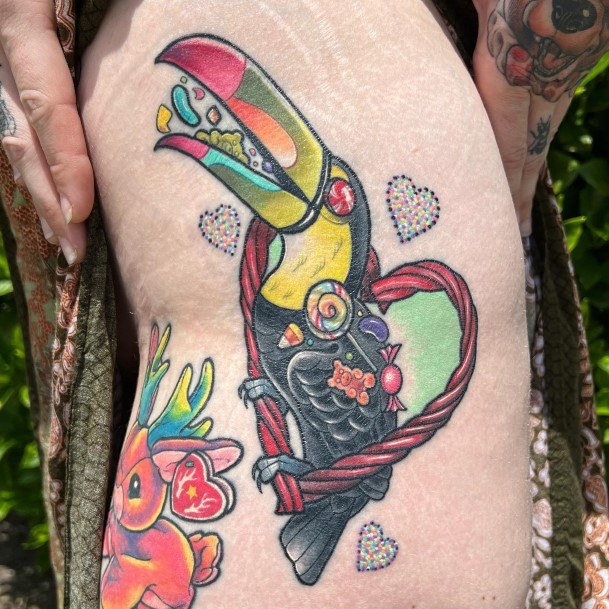 Womens Tattoo Ideas Toucan