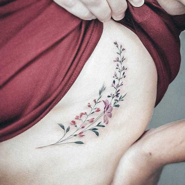 Womens Tattoo Ideas Wildflower