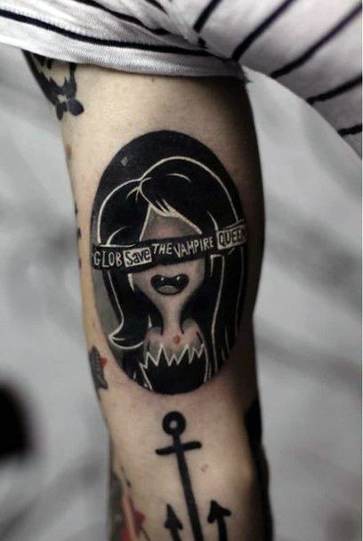 Womens Tattoo Ideas With Adventure Time Design