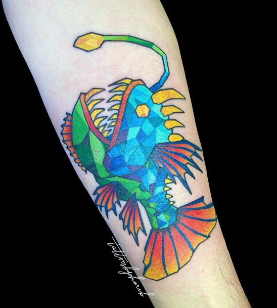 Womens Tattoo Ideas With Anglerfish Design