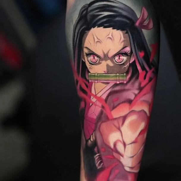 Womens Tattoo Ideas With Anime Design