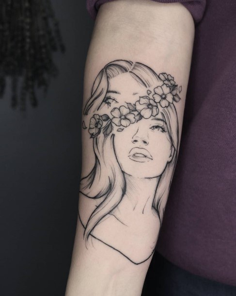 Womens Tattoo Ideas With Anxiety Design