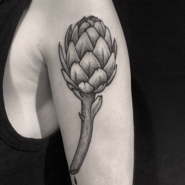 Womens Tattoo Ideas With Artichoke Design