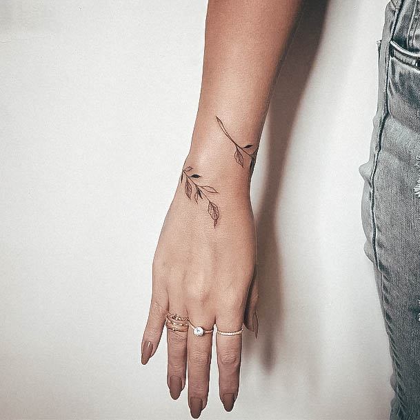 Womens Tattoo Ideas With Bracelet Design