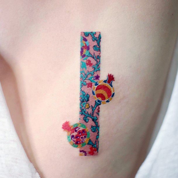 Womens Tattoo Ideas With Bright Design